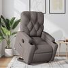 vidaXL Fauteuil inclinable taupe tissu