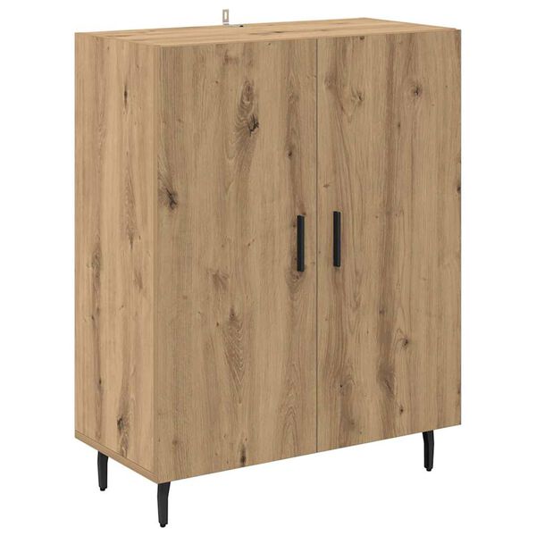 vidaXL Buffet Ch&ecirc;ne artisanal 69,5 x 34 x 90 cm Bois d'ing&eacute;nierie