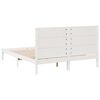 vidaXL Cadre de lit extra long sans matelas 140x220 cm bois massif