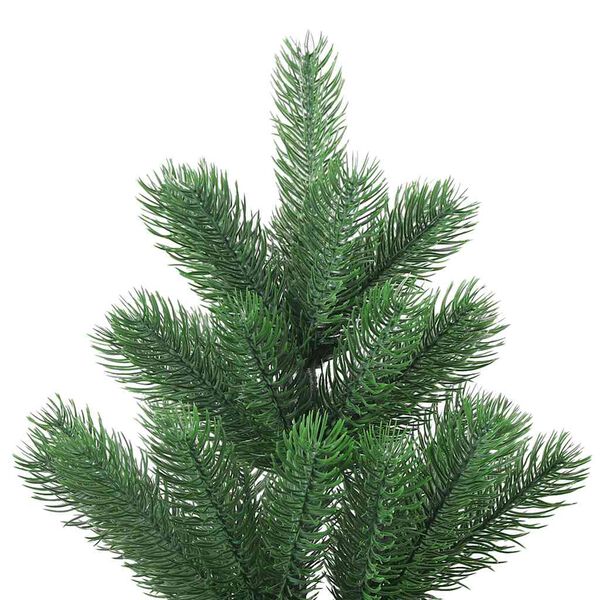 vidaXL Sapin de No&euml;l artificiel Nordmann avec LED et boules Vert 120cm