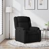 vidaXL Fauteuil inclinable noir tissu