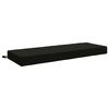 vidaXL Coussin d&rsquo;assise SOEST 100 % polyester Noir 120 x 40 x 10 cm