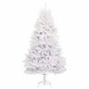 vidaXL Sapin de No&euml;l artificiel avec 300 LED Blanc 180 cm PVC et m&eacute;tal