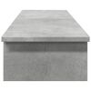vidaXL Support de moniteur gris b&eacute;ton 100x27x15 cm bois d'ing&eacute;nierie