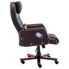 vidaXL Chaise de bureau Marron Similicuir