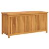vidaXL Bo&icirc;te de rangement de jardin 120x50x58 cm bois de teck solide