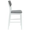 vidaXL Chaises de salle &agrave; manger 2 pcs Blanc 48 x 49 x 95 cm