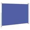 vidaXL Auvent lat&eacute;ral r&eacute;tractable de patio 200x300 cm Bleu