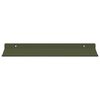 vidaXL &Eacute;tag&egrave;re flottante 4 pcs Vert olive 40 x 18 x 2,5 cm Acier