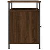 vidaXL Table de chevet chêne marron 40x42x60 cm bois d'ingénierie