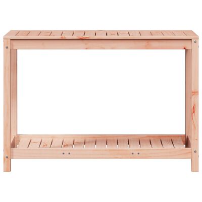 vidaXL Table de rempotage et étagère 108x50x75 cm bois massif douglas