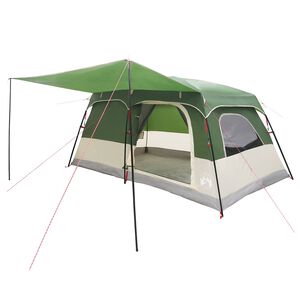 vidaXL Tente familiale Vert 420 x 305 x 200 cm Polyester et Acier