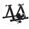 vidaXL Support à rouleau pour vélo d'appartement 26po-28po Acier Noir