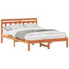vidaXL Cadre de lit Marron 120 x 200 cm Pin massif