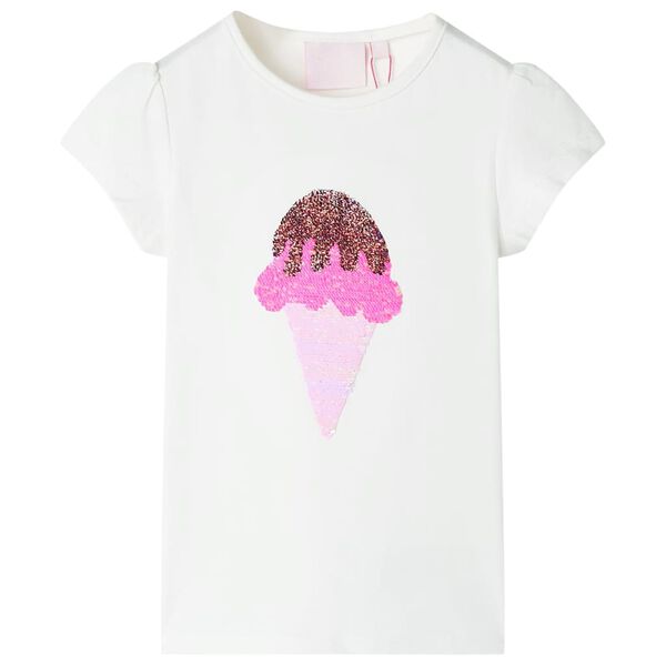 T-shirt enfants &eacute;cru 104