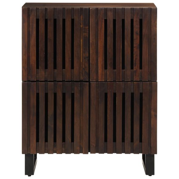 vidaXL Buffet marron 60x34x75 cm bois massif de manguier