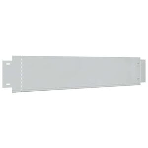 vidaXL Bordure de pelouse 5 pcs Acier galvanis&eacute; 100 x 19 cm