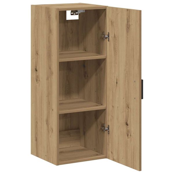 vidaXL Armoire murale chêne artisanal 34,5x34x90 cm bois d'ingénierie