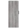 vidaXL Armoires murales 2 pcs sonoma gris bois d'ing&eacute;nierie