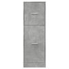 vidaXL Armoire d'apothicaire gris béton 40x41x118 cm bois d'ingénierie
