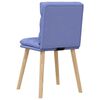 vidaXL Chaises &agrave; manger lot de 2 bleu jean tissu