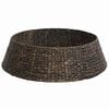 vidaXL Collier de sapin de No&euml;l Rond Noir 105 x 105 x 28 cm