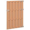 vidaXL Porte de Jardin 100 x 150 cm WPC et Aluminium Marron