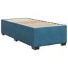 vidaXL Cadre de lit sans matelas bleu 100x200 cm velours