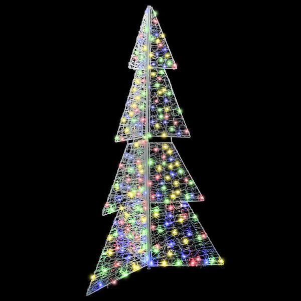 vidaXL Sapin de No&euml;l avec 240 LED Multicolore 180 cm Acrylique