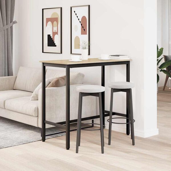 vidaXL table Ch&ecirc;ne Sonoma 100 x 50 x 90,5 cm