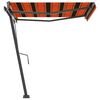 vidaXL Auvent automatique sur pied 350x250 cm Orange/marron
