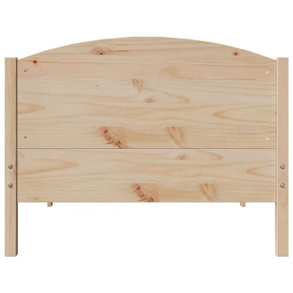 vidaXL Cadre de lit sans matelas 90x200 cm bois de pin massif