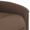 vidaXL Fauteuil inclinable de massage &eacute;lectrique Marron Tissu