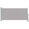 vidaXL Auvent lat&eacute;ral r&eacute;tractable de patio 120 x 300 cm Gris