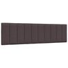 vidaXL Cadre de lit sans matelas Hanko marron fonc&eacute; 180x200 cm tissu