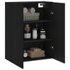 vidaXL Armoire murale noir 69,5x34x90 cm