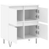 vidaXL Buffet Blanc 60x35x70 cm Bois d'ingénierie