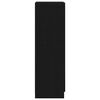vidaXL Armoire de cuisine noir 38x41,5x131,5 cm bois d'ingénierie