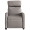 vidaXL Fauteuil inclinable Taupe Tissu