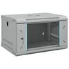 vidaXL Armoire r&eacute;seau avec stockage Gris 53 x 45 x 30 cm Acier