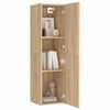vidaXL Meubles TV 2 pcs Ch&ecirc;ne sonoma 30,5x30x110 cm Bois d&rsquo;ing&eacute;nierie