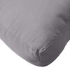 vidaXL Coussin de palette gris 60x60x9,5 cm tissu oxford