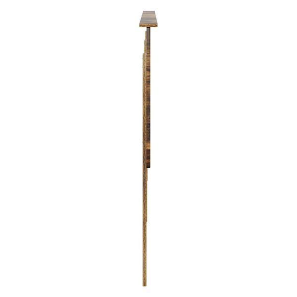 vidaXL T&ecirc;te de lit Ch&ecirc;ne fum&eacute; 200 cm Bois d'ing&eacute;nierie