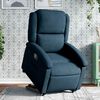vidaXL Fauteuil inclinable bleu velours