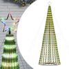 vidaXL Sapin de No&euml;l &agrave; LED 688 LED color&eacute;es 300 cm