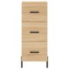 vidaXL Buffet haut Ch&ecirc;ne sonoma 34,5x34x180 cm Bois d'ing&eacute;nierie