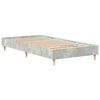 vidaXL Cadre de lit sans matelas gris b&eacute;ton 100x200 cm bois ing&eacute;nierie