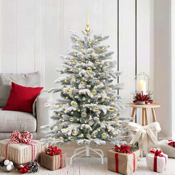 vidaXL Sapin de No&euml;l Artificiel &agrave; Branches Articul&eacute;es Blanc 150 cm