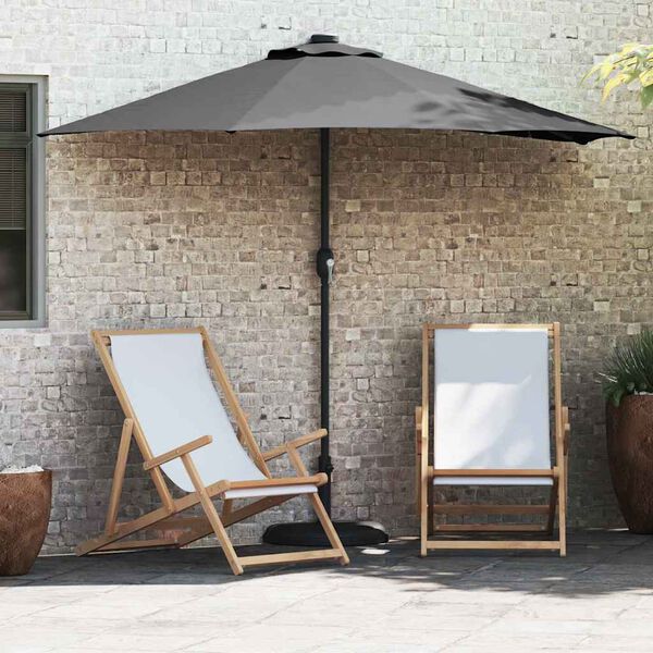 vidaXL Parasol de jardin Anthracite 294 x 150 x 224 cm
