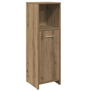 vidaXL Armoire de bain ch&ecirc;ne artisanal 30x30x95 cm bois d'ing&eacute;nierie